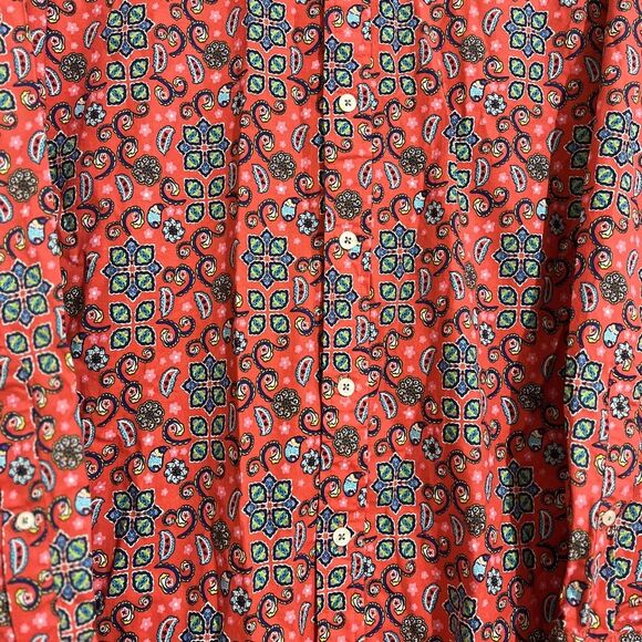 Cremieux Premium Denim Men’s Multi Paisley & Floral Print Button Down Shirt Sz-M - Picture 3 of 6